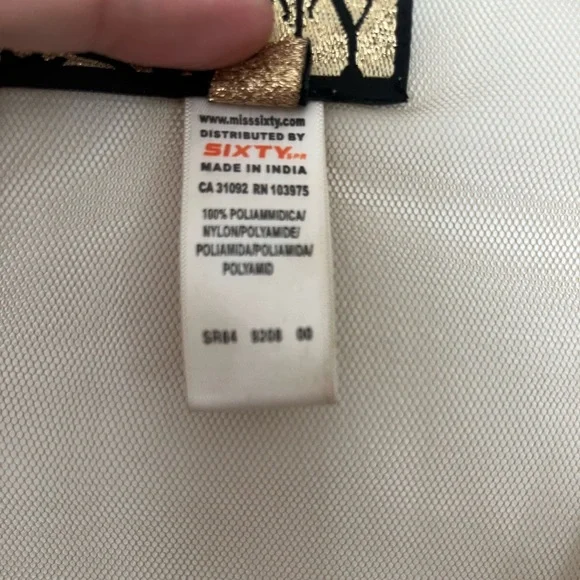 Original Miss Sixty Gold Sequin Top in Excellent condition. RARE! 👀✨ - Picture 7 of 7